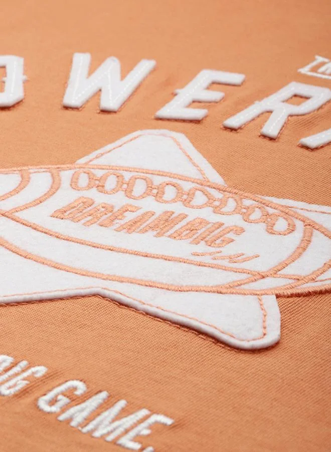 ديلينجر تيشيرت نسائي مطبوع واسع